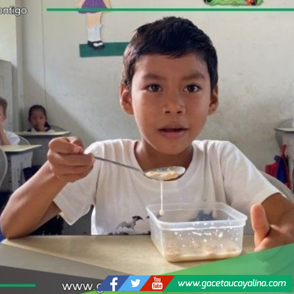 Qali Warma garantiza alimentación saludable para 19,700 escolares en Ucayali-Loreto