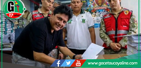 Alcalde provincial de Padre Abad inaugura Estación de Rastreo Permanente para impulsar desarrollo.