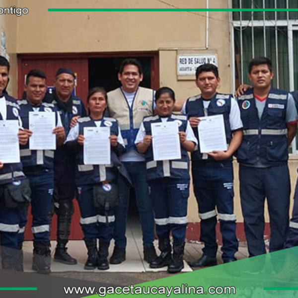 DIRESA Ucayali refuerza equipo de brigadistas.