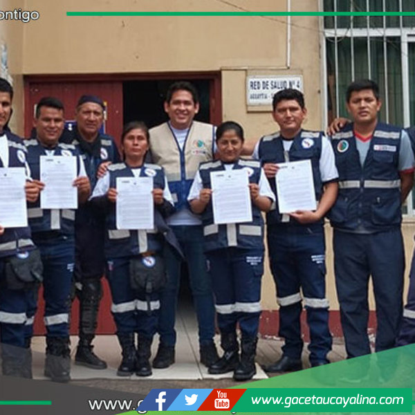 DIRESA Ucayali refuerza equipo de brigadistas.