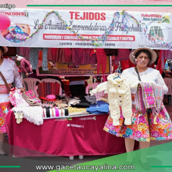 Emprendedores rurales generan más de 38 mil soles en Feria Macro Regional Wanka 2024