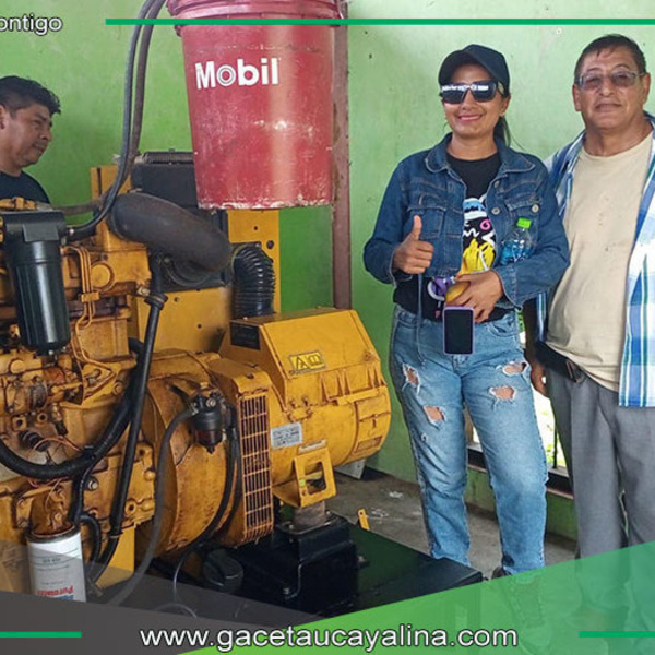 Alcalde restablece electricidad en comunidad de San Martín Chía Tipishca en Provincia de Ucayali