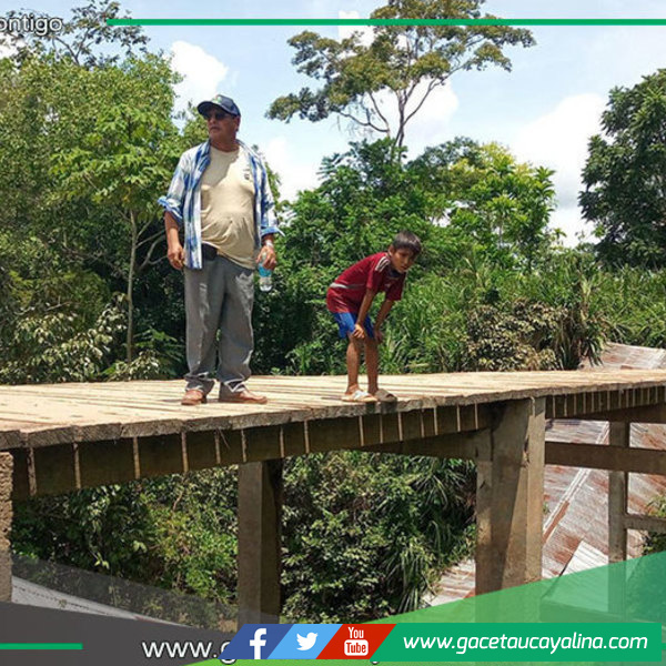 Alcalde anuncia puente de fierro para caseríos aislados de la Provincia de Ucayali