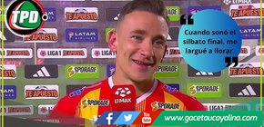 Neri Bandiera se emocionó hasta las lágrimas tras clasificar a la Sudamericana