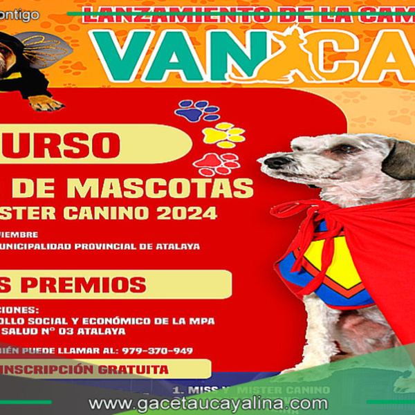 Lanzan Campaña de Vacunación Antirrábica Canina VAN CAN 2024