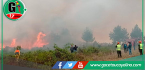 Extinguen y controlan incendios forestales en Bongará