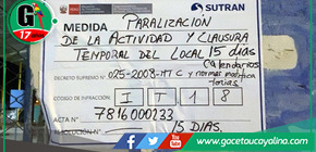 SUTRAN suspende operaciones de dos centros de inspección vehicular y una escuela de conductores en Junín