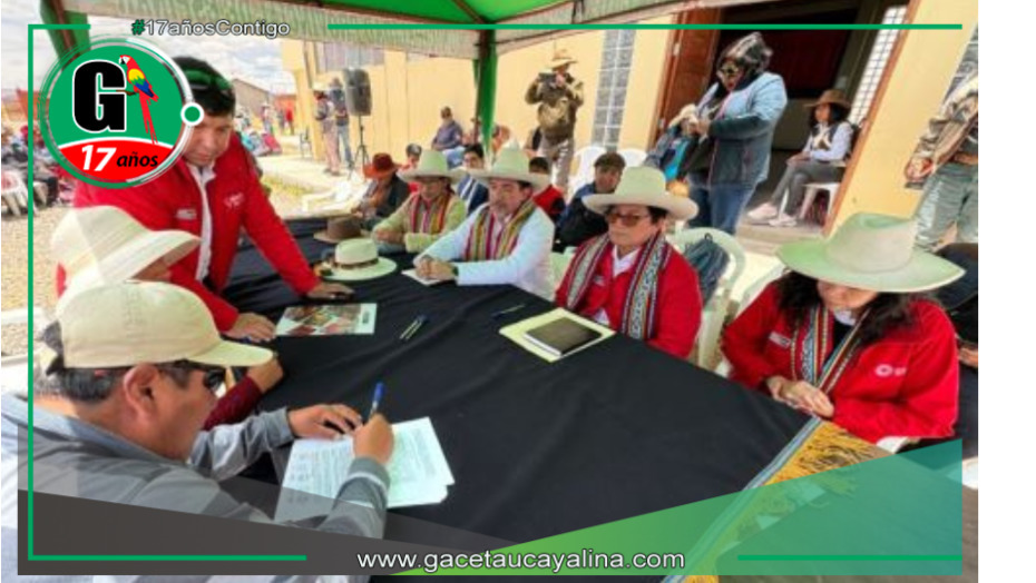 Convenio firmado por Vivienda para fomentar el proyecto de agua y saneamiento en Espinar, Cusco