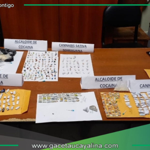 Incautan drogas y objetos prohibidos en megaoperativo del penal de Huánuco