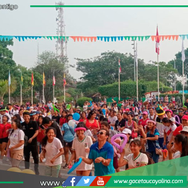 Éxito en la Gran Caminata por la Salud en Pucallpa