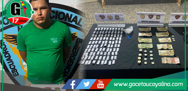 Incautan a joven 100 ketes de PBC