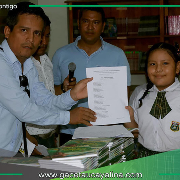 Concurso de lectura en Contamana fomenta la identidad cultural