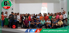 Vecinos participan en socialización de megaobra de agua y desagüe