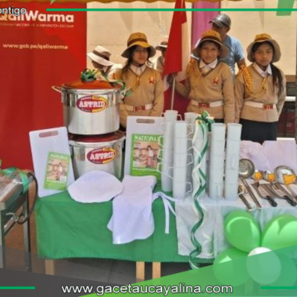 Qali Warma y municipio equipan cocina escolar en Pultuquia Alta