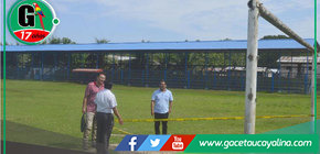 Obra del sistema eléctrico del estadio de Contamana al 40%