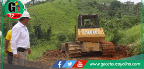 Inician mantenimiento del camino vecinal Contamana-Canaán en la Provincia de Ucayali