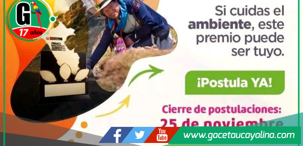 Únete al cambio ambiental con el Premio Antonio Brack Egg.
