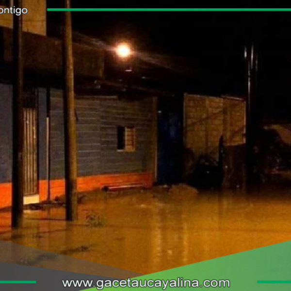 Lluvia intensa de más de cinco horas inunda varias viviendas