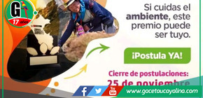 Únete al cambio ambiental con el Premio Antonio Brack Egg.