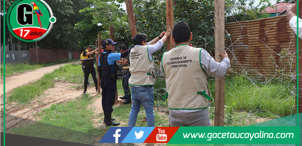 Municipalidad de Yarinacocha recupera espacio público cerca de Laguna Barboncocha