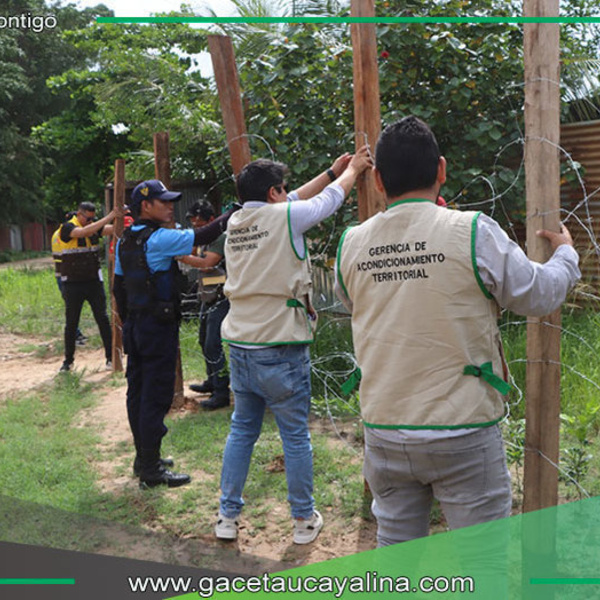 Municipalidad de Yarinacocha recupera espacio público cerca de Laguna Barboncocha