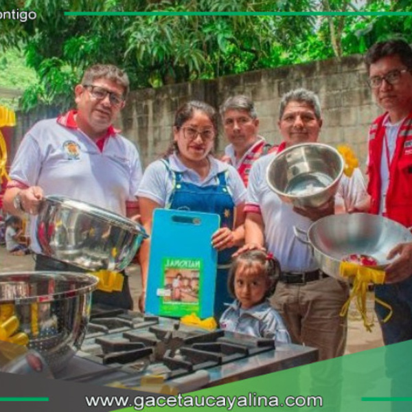 Kimbiri equipa cocina escolar para beneficiar a 69 niños del VRAEM