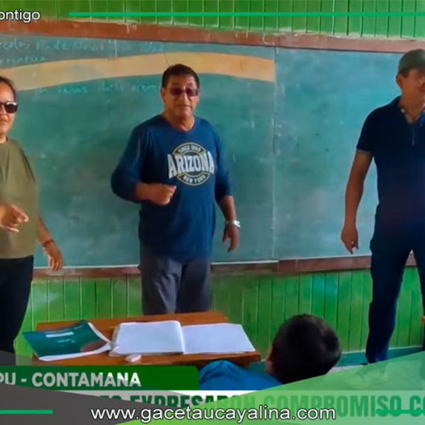 Autoridades evalúan proyectos clave en Charasmana Provincia de Ucayali