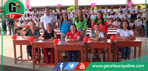 Municipalidad de Coronel Portillo entrega mobiliario para estudiantes de Manantay