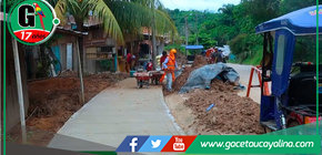 Construyen veredas y cunetas para mejorar tránsito en Contamana