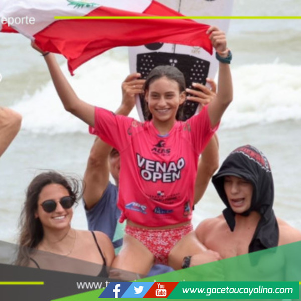 La surfista nacional Aissa Chuman, de 13 años, arrasa en el ALAS Latin Tour