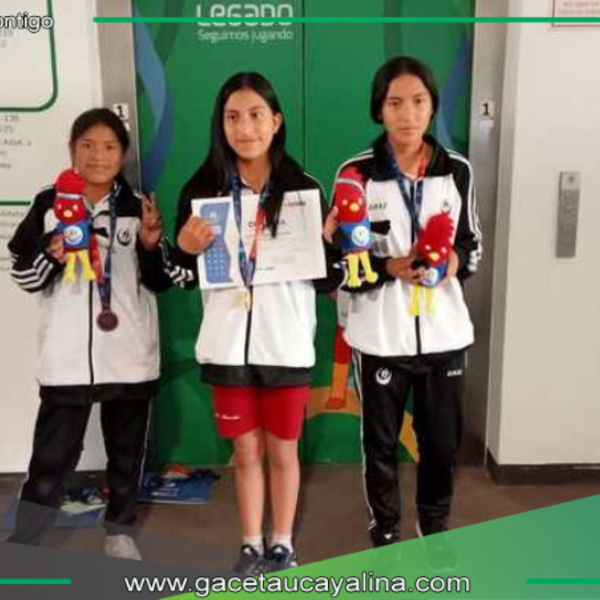 Deportistas Escolares de Junín Conquistan Cuatro Medallas de Oro en Juegos Nacionales