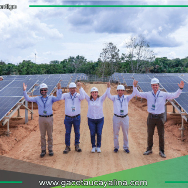 Requena inaugura la mayor planta solar de la Amazonía peruana