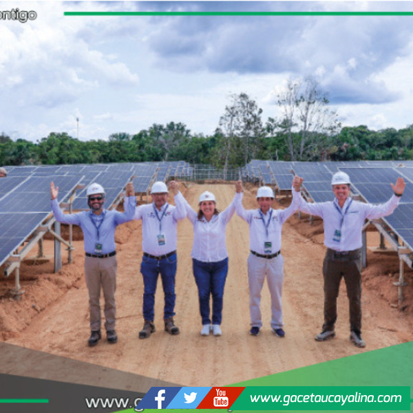 Requena inaugura la mayor planta solar de la Amazonía peruana