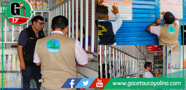 Farmacia "Mery Farma" fue clausurada en Manantay