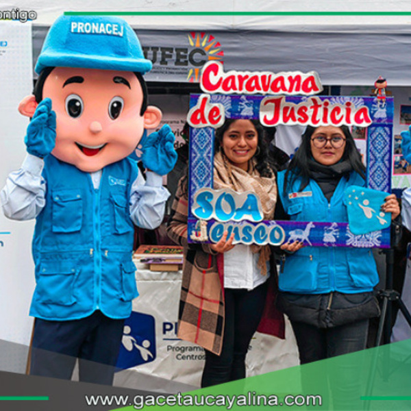 Centro Juvenil Marcavalle exhibe logros de rehabilitación en Caravana de Justicia