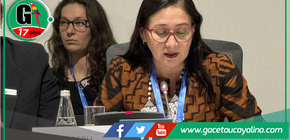 Alcaldesa Castagne expuso sobre impactos del cambio climático representando a ciudades Amazónicas