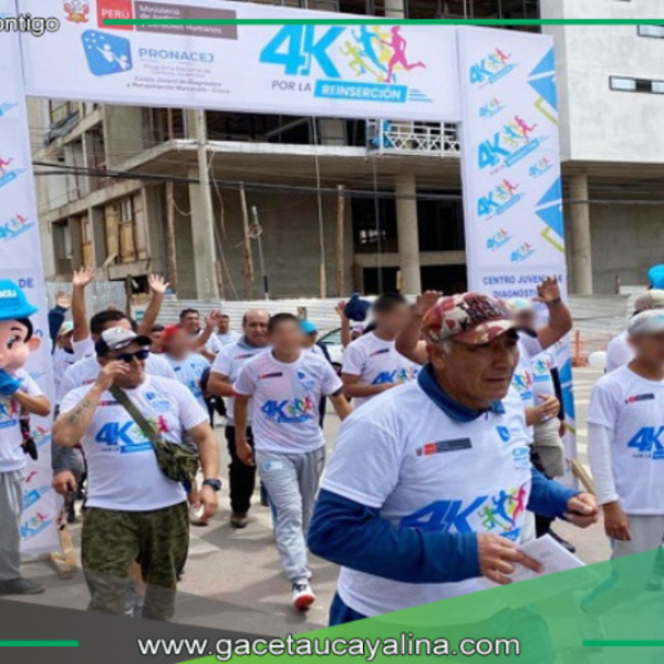Más de 150 cusqueños participan en la "4K por la Reinserción"