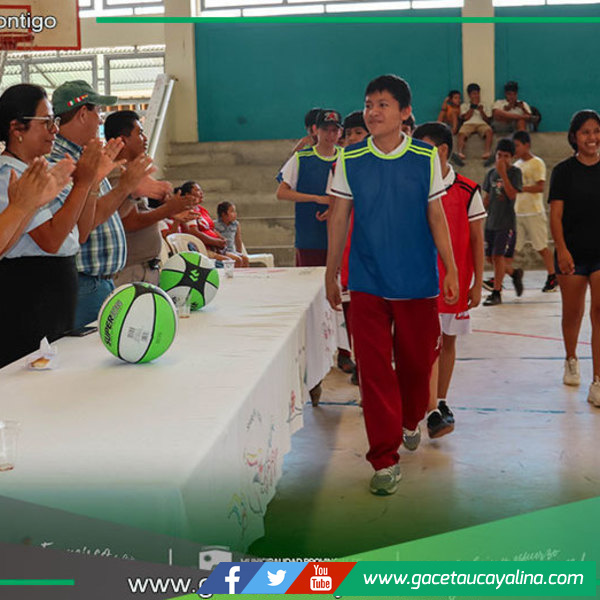 Alcalde apadrina básquetbol y fomenta desarrollo juvenil en Atalaya