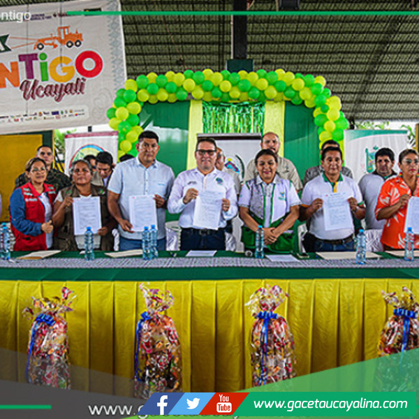 Padre Abad se beneficia de la "Minga Contigo Ucayali".