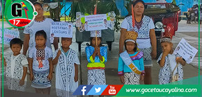 Sepahua marcha contra la violencia hacia la mujer