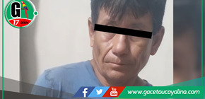 Juez ordena prisión preventiva para Tirson Sangama Ríos.