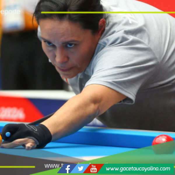 Jackeline Pérez consiguió medalla de bronce en billar en los Juegos Bolivarianos 2024