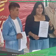 Municipalidad de Irazola recibe equipo para combatir incendios forestales.