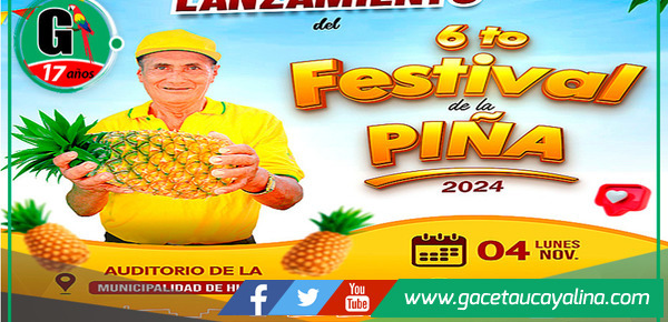 Lanzamiento del 6to Festival de la Piña 2024 en Huipoca