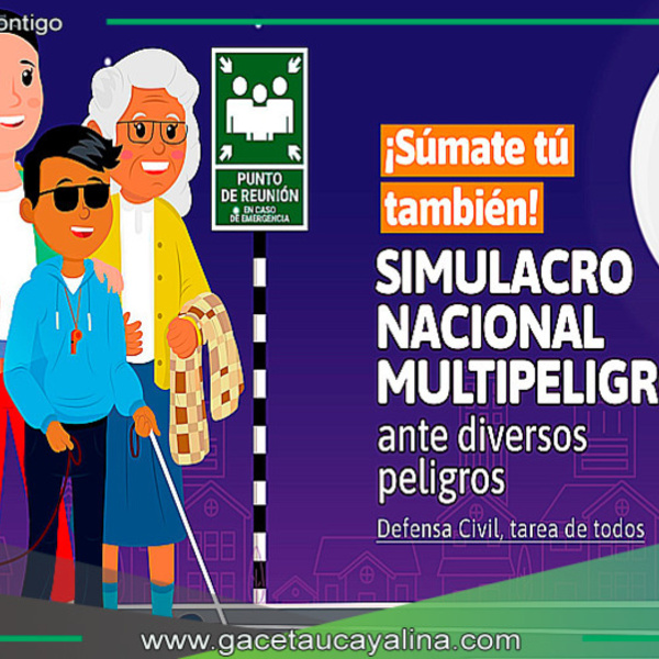  Convocan a simulacro multipeligro en Padre Abad