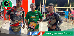 Alcalde de Ucayali recibe a motocrosistas tras travesía en Contamana