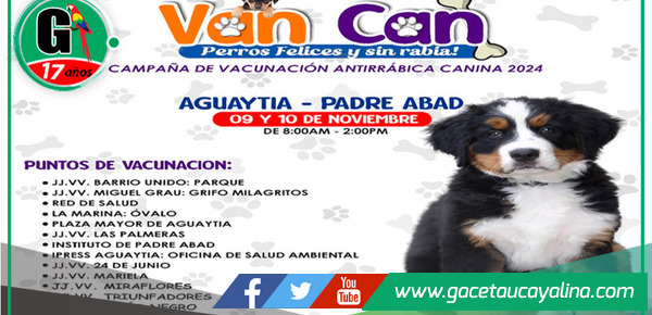 Campaña "VAN CAN 2024" en Padre Abad