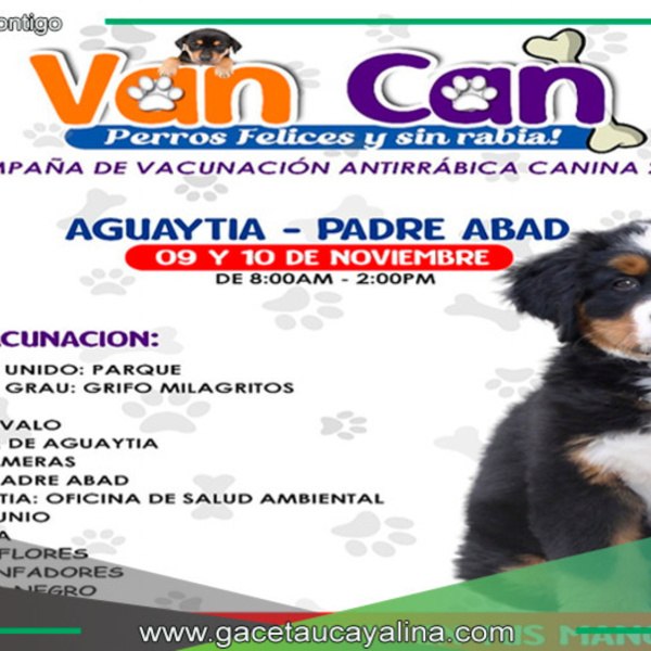 Campaña "VAN CAN 2024" en Padre Abad