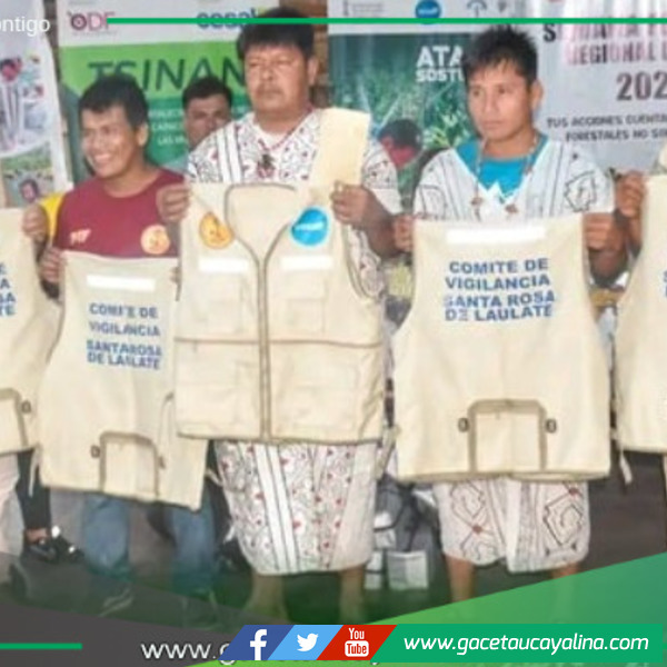 Municipalidad Provincial de Atalaya Entrega Equipamiento a Comités Forestales.