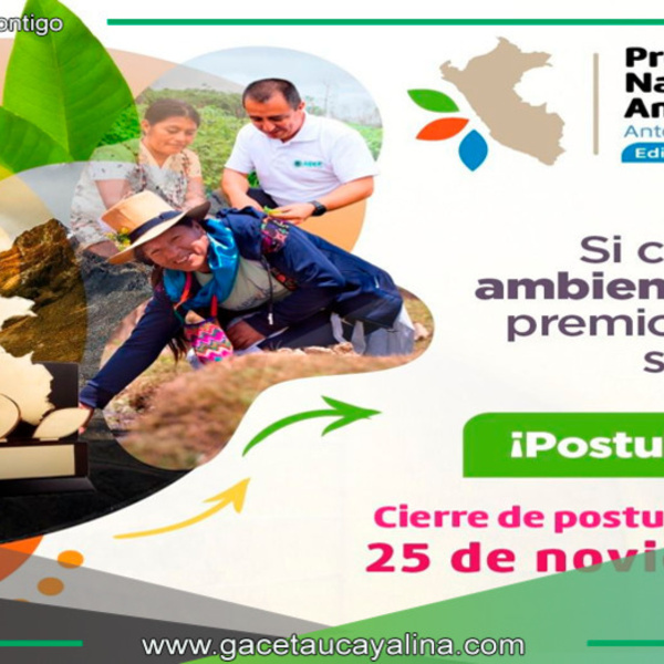 Premio Nacional Ambiental abre postulaciones 2024